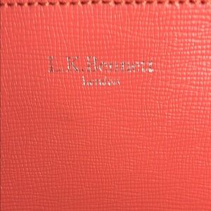 L.K. Bennett Coral Leather crossbody